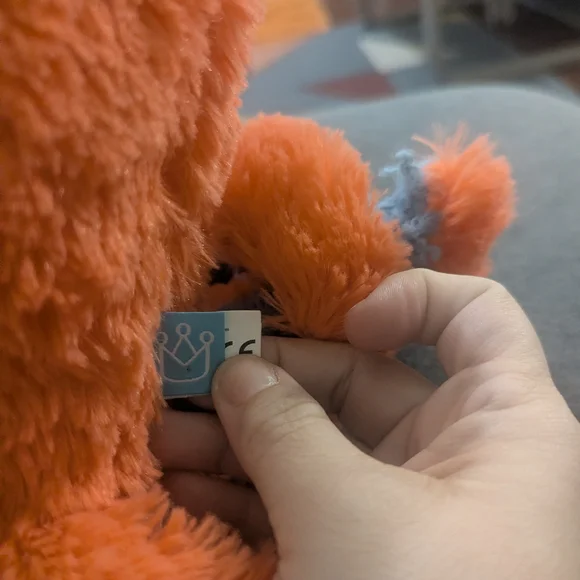 Manhattan Toy Cuddly Orange and Blue Octopus Plush - Picture 2 of 2